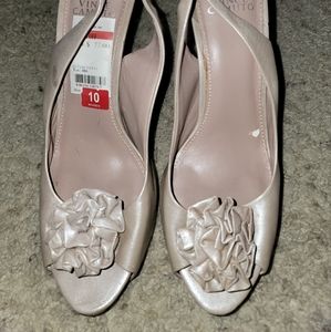 Vince Camuto Motion Platform Peep-Toe Slingback